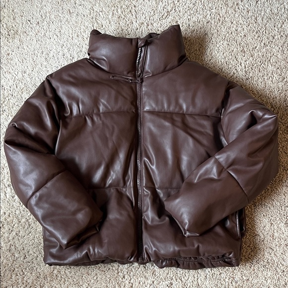 Old Navy Jackets & Blazers - Women’s brown puffer jacket